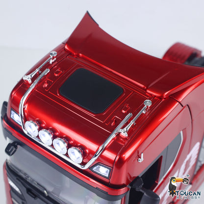 UK Stock 770S Plastic 1/18 RC Tractor Truck Toys Finished Model RTR 7.4V Battery Radio 19CH Light Sound Effects Remote Control Lorry Car