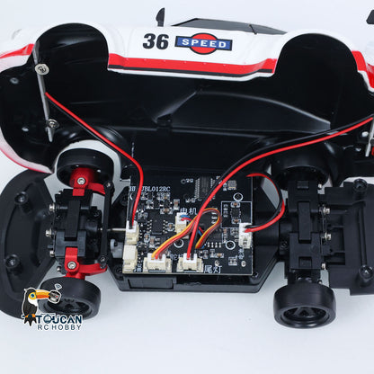 TOUCAN RC HOBBY US Stock 25KM/H High Speed 4x4 Plastic JIABAILE 1/36 RC Drift Car 3613 Gyroscope CNC C-hubs Indoor Outdoor Mini Racing Vehicle Battery Radio