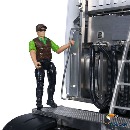 8x8 TOUCAN Metal Chassis Lock Differential 4Axles 1/14 RC Tractor Truck DIY 3363 Radio Control Lorry Car Model Motor ESC Servo