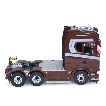 TOUCAN 1/14 Remote Control Tractor Truck 770S 3Speed 6x2 Metal Chassis Axle Lock RC Lorry Vehicle Flysky ST8 Radio RTR Model