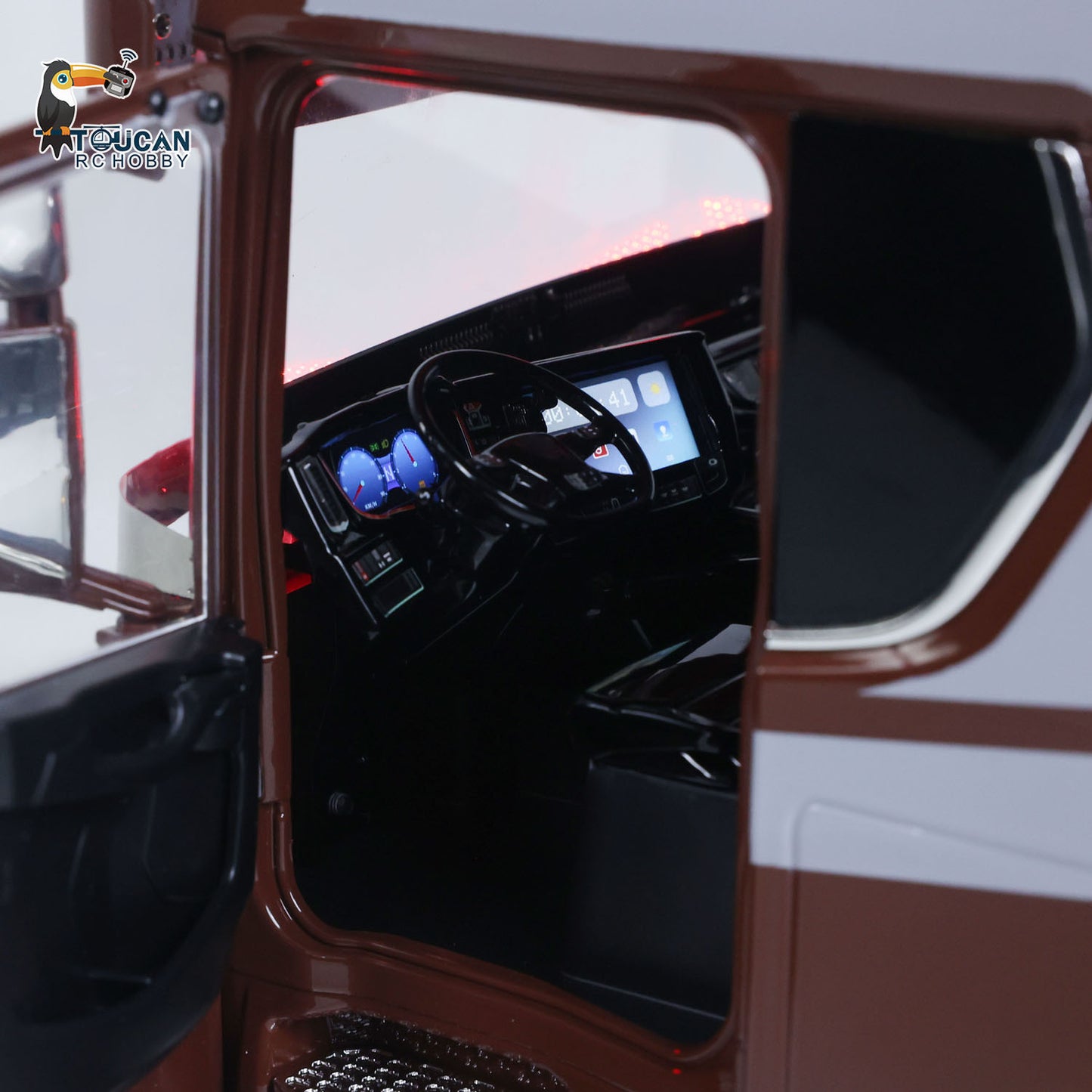 TOUCAN 1/14 Remote Control Tractor Truck 770S 3Speed 6x2 Metal Chassis Axle Lock RC Lorry Vehicle Flysky ST8 Radio RTR Model