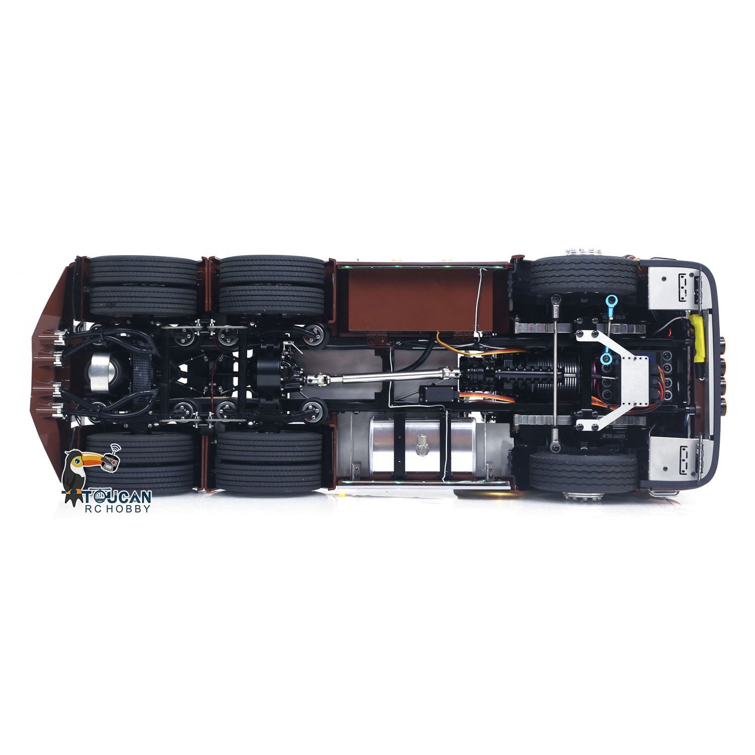 TOUCAN 1/14 Remote Control Tractor Truck 770S 3Speed 6x2 Metal