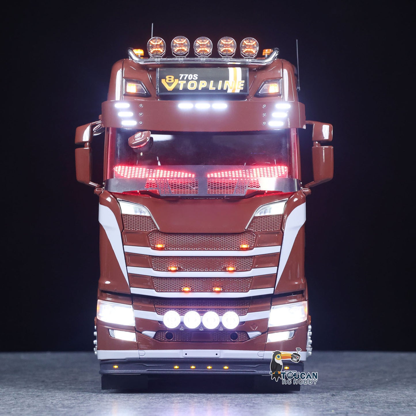 TOUCAN 1/14 Remote Control Tractor Truck 770S 3Speed 6x2 Metal Chassis Axle Lock RC Lorry Vehicle Flysky ST8 Radio RTR Model