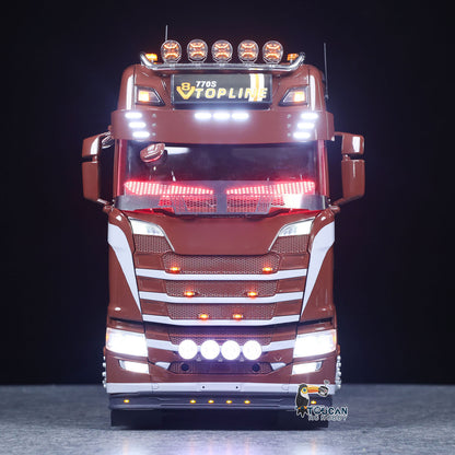 TOUCAN 1/14 Remote Control Tractor Truck 770S 3Speed 6x2 Metal Chassis Axle Lock RC Lorry Vehicle Flysky ST8 Radio RTR Model