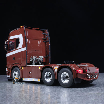 TOUCAN 1/14 Remote Control Tractor Truck 770S 3Speed 6x2 Metal Chassis Axle Lock RC Lorry Vehicle Flysky ST8 Radio RTR Model
