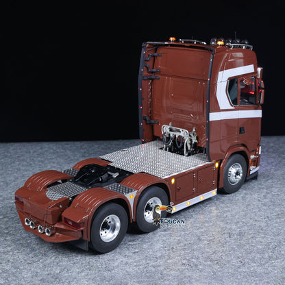 TOUCAN 1/14 Remote Control Tractor Truck 770S 3Speed 6x2 Metal Chassis Axle Lock RC Lorry Vehicle Flysky ST8 Radio RTR Model