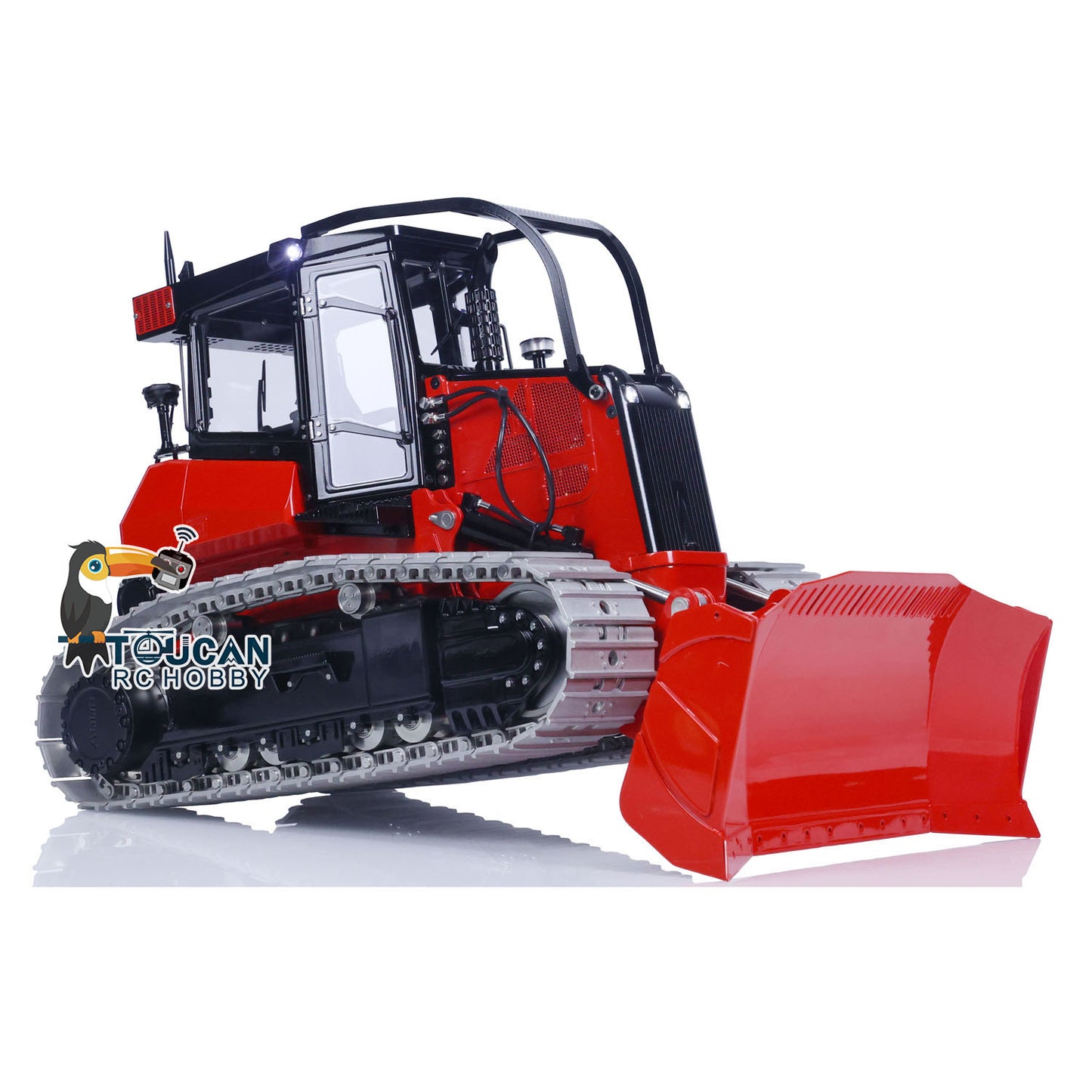 LESU Metal 1/14 Hydraulic RC Bulldozer Aoue 850K RTR Remote Control Dozer Hobby Model Electric Car Painted Assembled