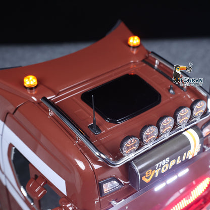 TOUCAN 1/14 Remote Control Tractor Truck 770S 3Speed 6x2 Metal Chassis Axle Lock RC Lorry Vehicle Flysky ST8 Radio RTR Model