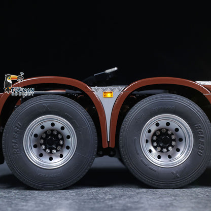 TOUCAN 1/14 Remote Control Tractor Truck 770S 3Speed 6x2 Metal Chassis Axle Lock RC Lorry Vehicle Flysky ST8 Radio RTR Model