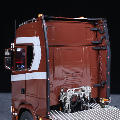 TOUCAN 1/14 Remote Control Tractor Truck 770S 3Speed 6x2 Metal Chassis Axle Lock RC Lorry Vehicle Flysky ST8 Radio RTR Model