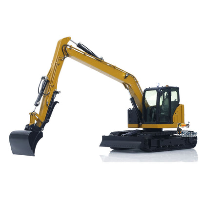 1/14 C308 RC Hydraulic Excavator 4 Valve Remote Control Construction Vehicle Extended Arm Brushless Motor No Sounds Charger