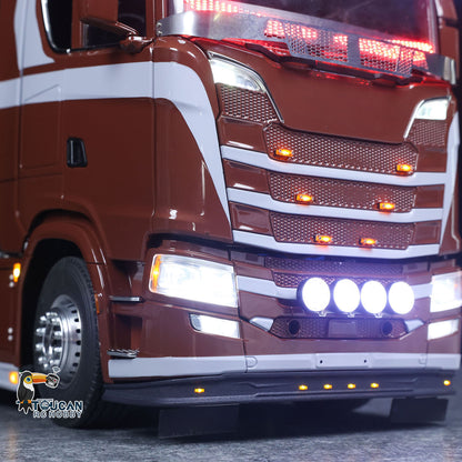 TOUCAN 1/14 Remote Control Tractor Truck 770S 3Speed 6x2 Metal Chassis Axle Lock RC Lorry Vehicle Flysky ST8 Radio RTR Model