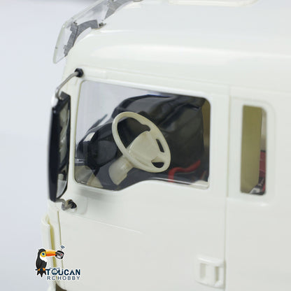 LESU Metal 1/14 6*6 Front Cylinder Hydraulic Dumper Truck Tipper Sound LED Light Motor Battery & Radio System & Charger