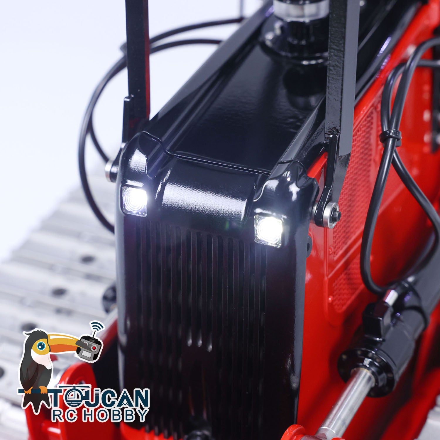 LESU Metal 1/14 Hydraulic RC Bulldozer Aoue 850K RTR Remote