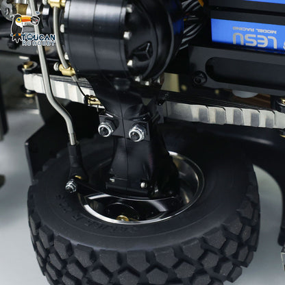 LESU TGS Cabin 1/14 8*8/6*6 Metal RC Dumper Truck Hydraulic Contruction Vehicle 540 Brushed Motor Light Sound for Professional Model Hobbyists