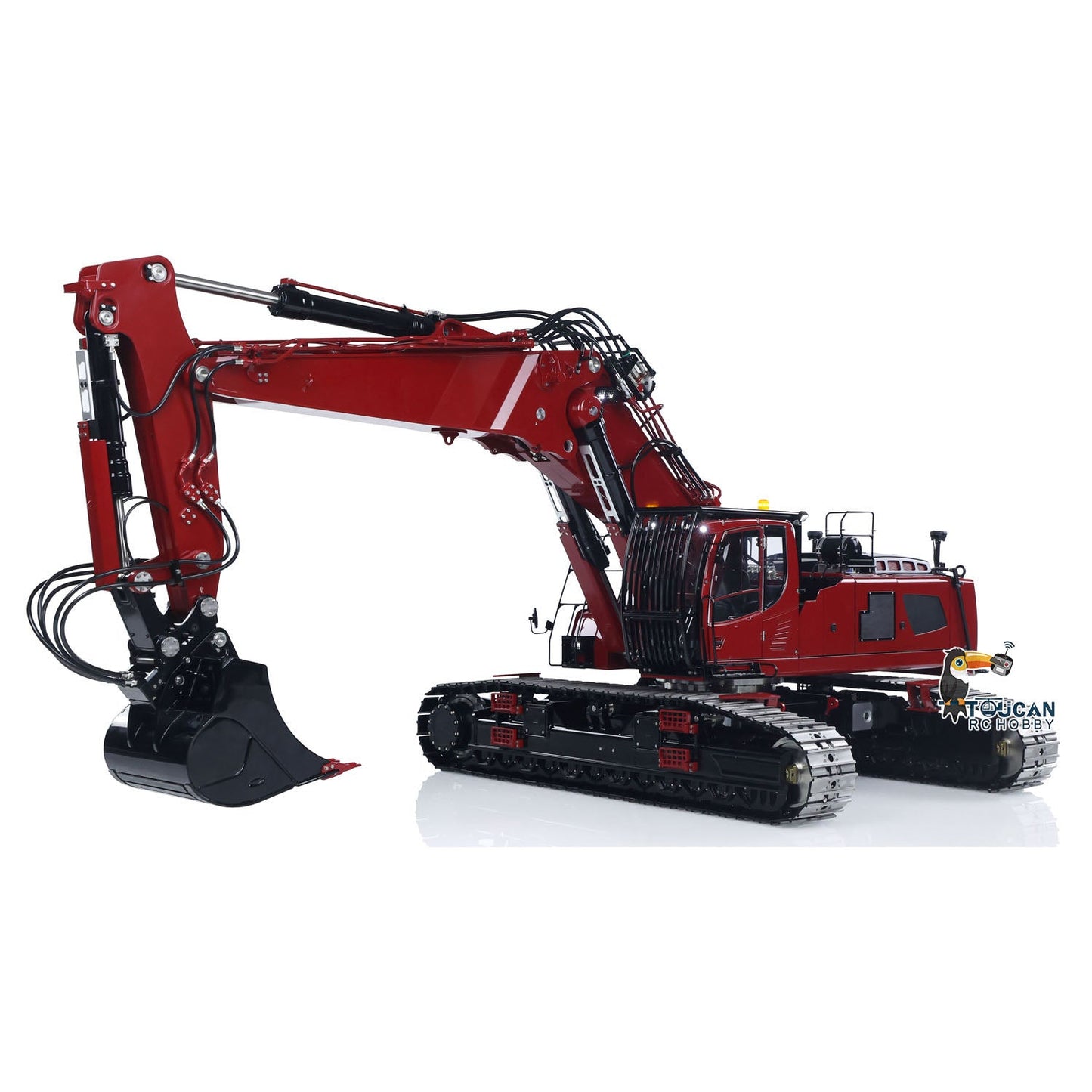LESU LR960 Remote Control Digger 1/14 RC Full Hydraulic Excavator RTR Construction Vehicle Light Sound Smoke Unit Frsky XE Radio