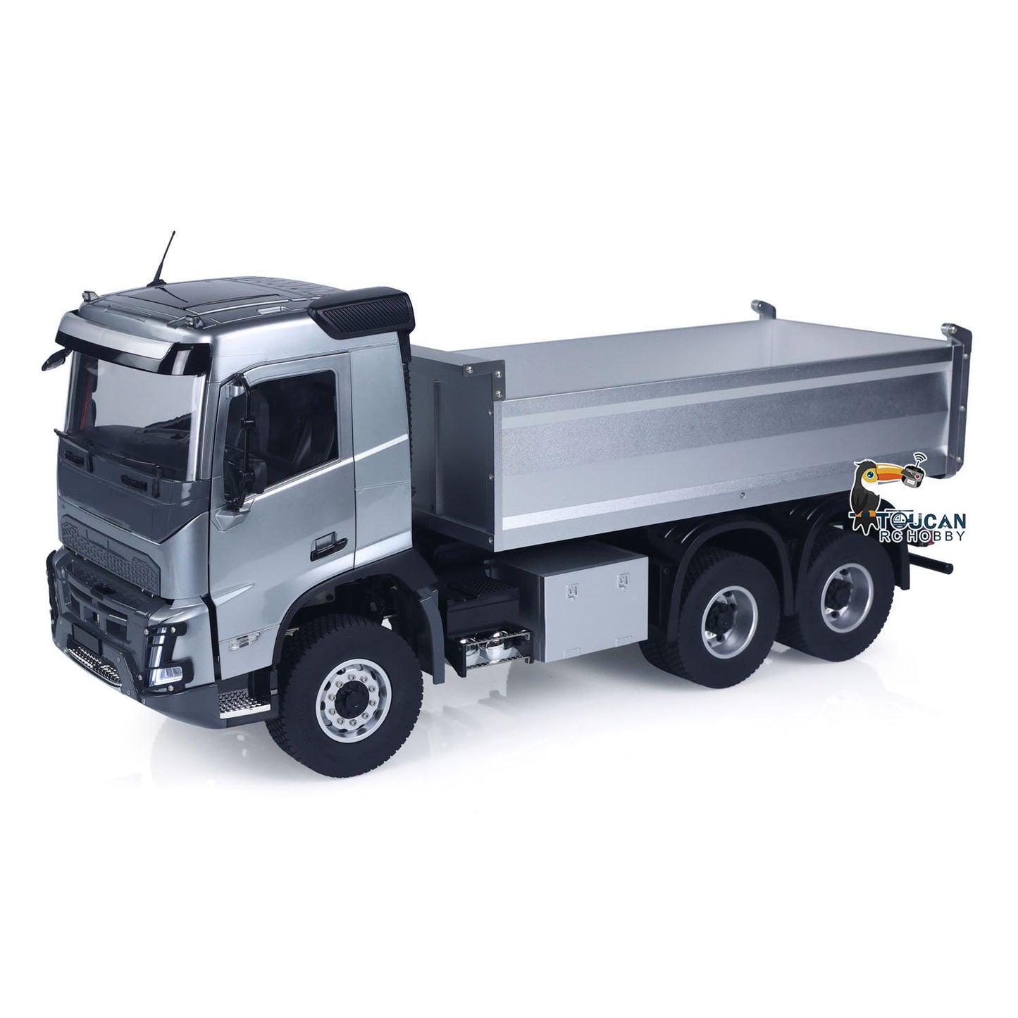 In Stock DoubleE E015 001 1/14 RC Dump Truck 6X4 Electric Lifting Remote Control Tipper VO Metal Drive Shafts Chassis Model Vehicle RTR