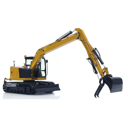 1/14 C308 RC Hydraulic Excavator 4 Valve Remote Control Construction Vehicle Extended Arm Brushless Motor No Sounds Charger
