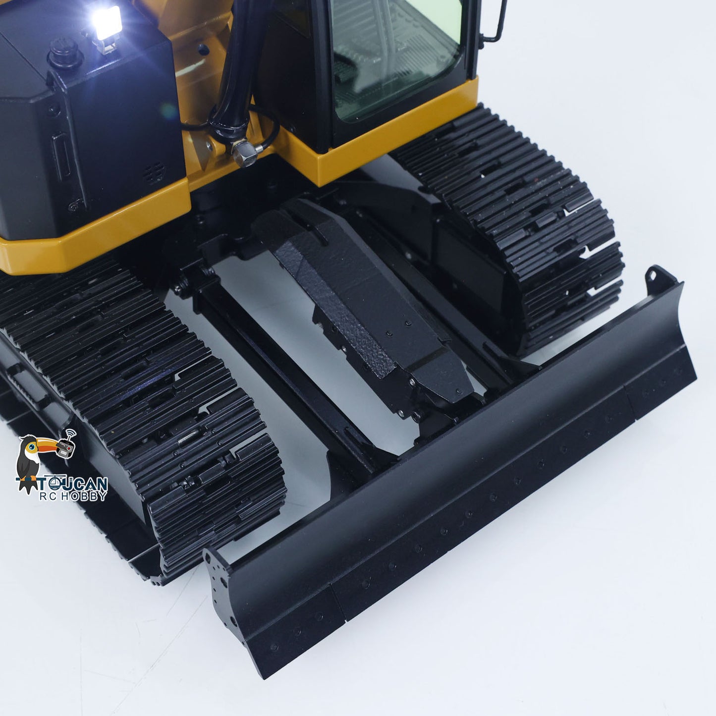 1/14 C308 RC Hydraulic Excavator 4 Valve Remote Control Construction Vehicle Extended Arm Brushless Motor No Sounds Charger