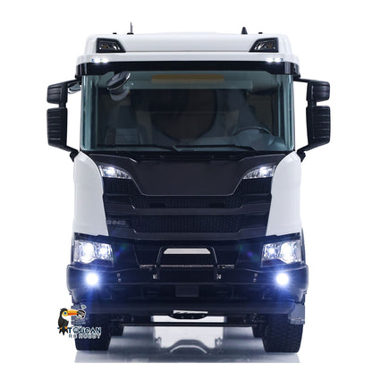 In Stock Double E 1/14 8X8 Remote Control Hydraulic Dump Truck 2Speed RC Model Tipper Metal Chassis Differential Lock FLYSKY ST8 Radio