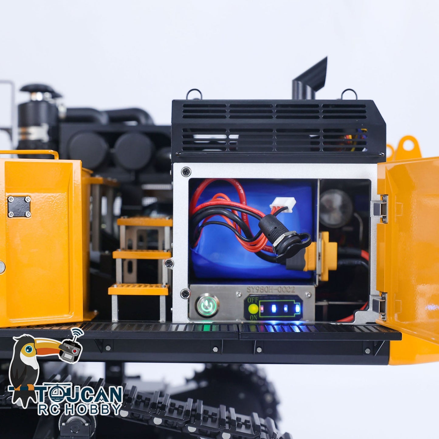 Kabolite K980 1/14 Hydraulic RC Excavator SY980H Giant PL18 Lite Radio Control Digger Construction Vehicle DIY Simultion Car Toy