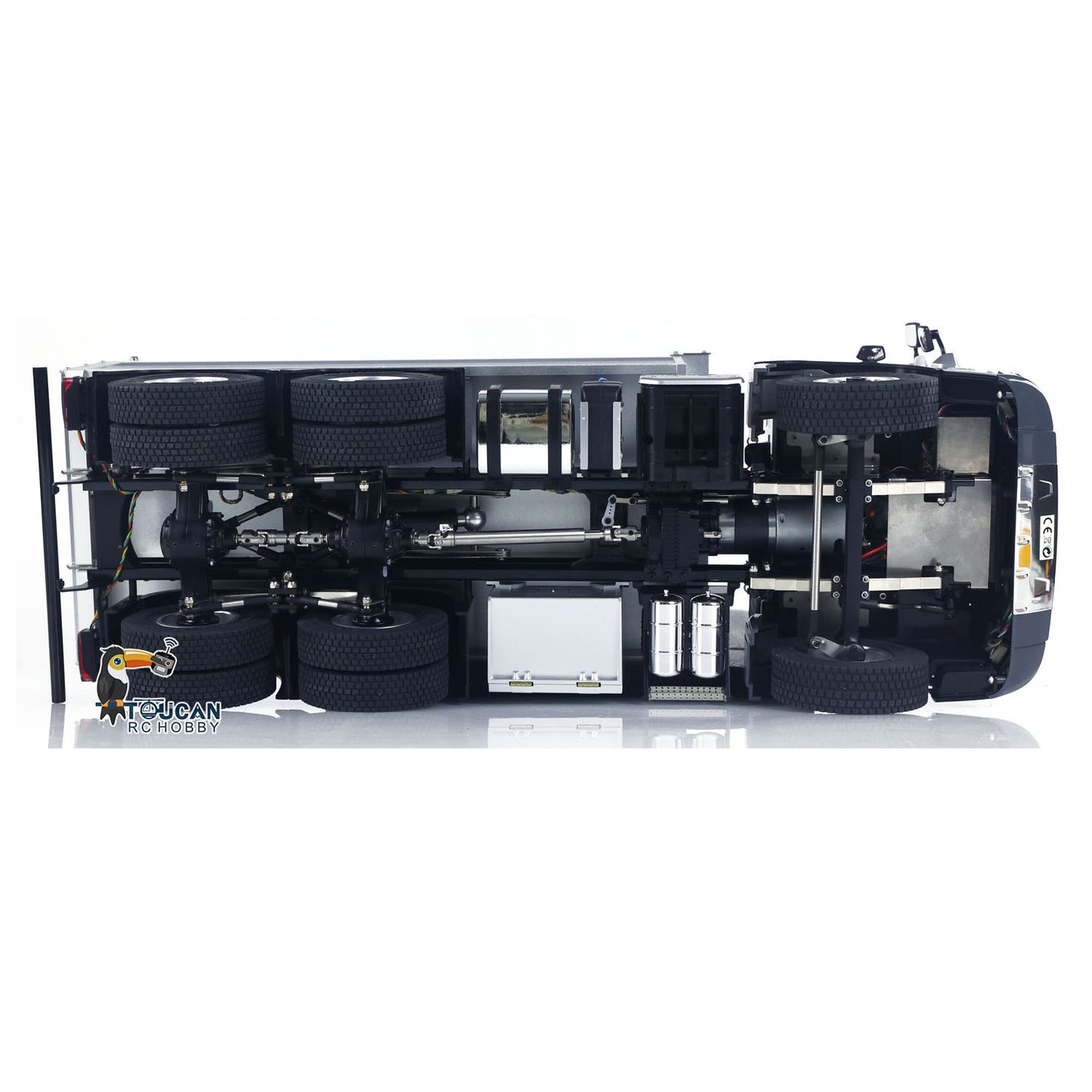 In Stock DoubleE E015 001 1/14 RC Dump Truck 6X4 Electric Lifting Remote Control Tipper VO Metal Drive Shafts Chassis Model Vehicle RTR