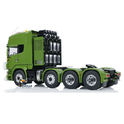 TOUCAN RC HOBBY LESU 1/14 8X8 RC Tractor Truck Metal Chassis Remote Control Trucks Light Sound