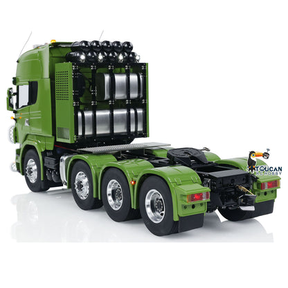 TOUCAN RC HOBBY LESU 1/14 8X8 RC Tractor Truck Metal Chassis Remote Control Trucks Light Sound