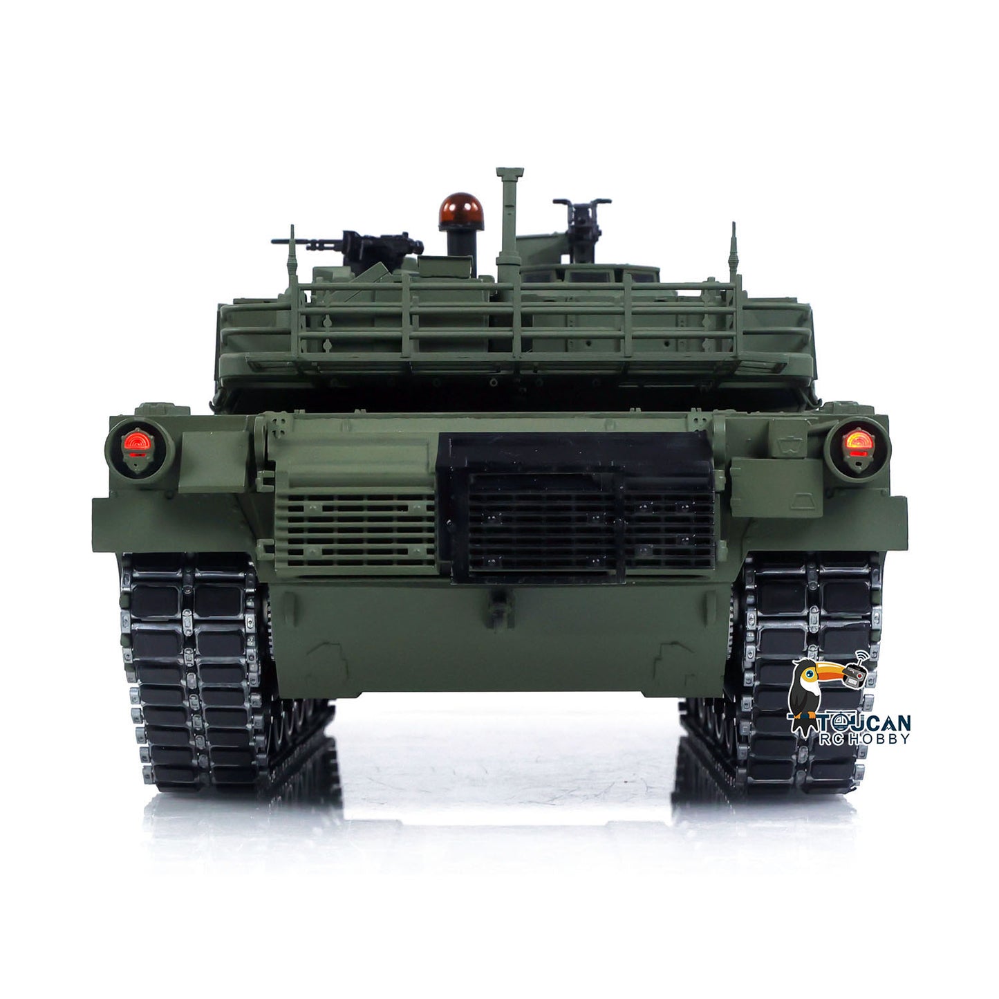 TOUCAN Full Metal 1/16 Remote Control Tank Abrams M1A2 3918 360 Rotation IR System Barrel Lifting Recoil Smoking FPV Camera