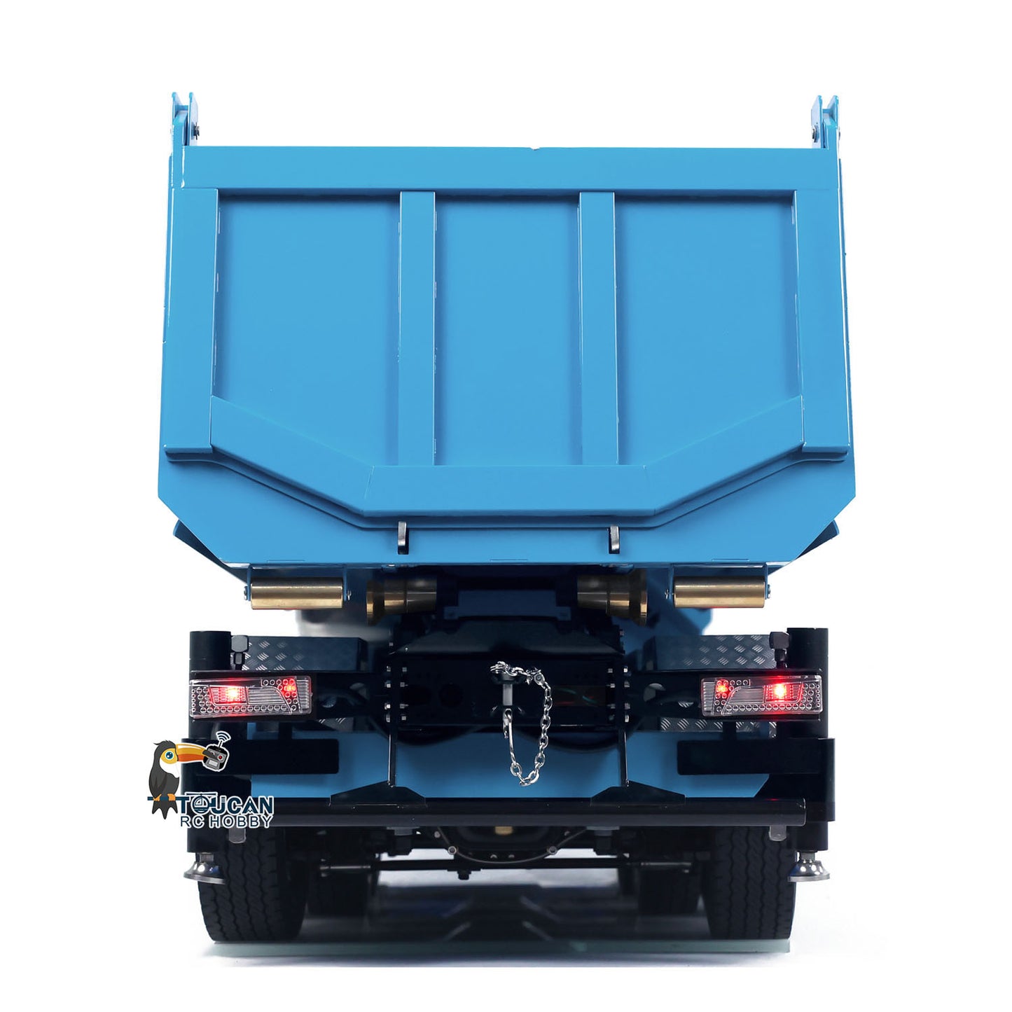 770S 10x10 1/14 Hydraulic Crane Dump RC Tipper Car Metal Full Dump Truck RTR Battery Light Sound