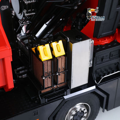 LXY 1/14 Hydraulic RC Crane Dump Truck 770S - 10x10 All-Metal Axles RTR 10CH Valve Fly Jib Arm