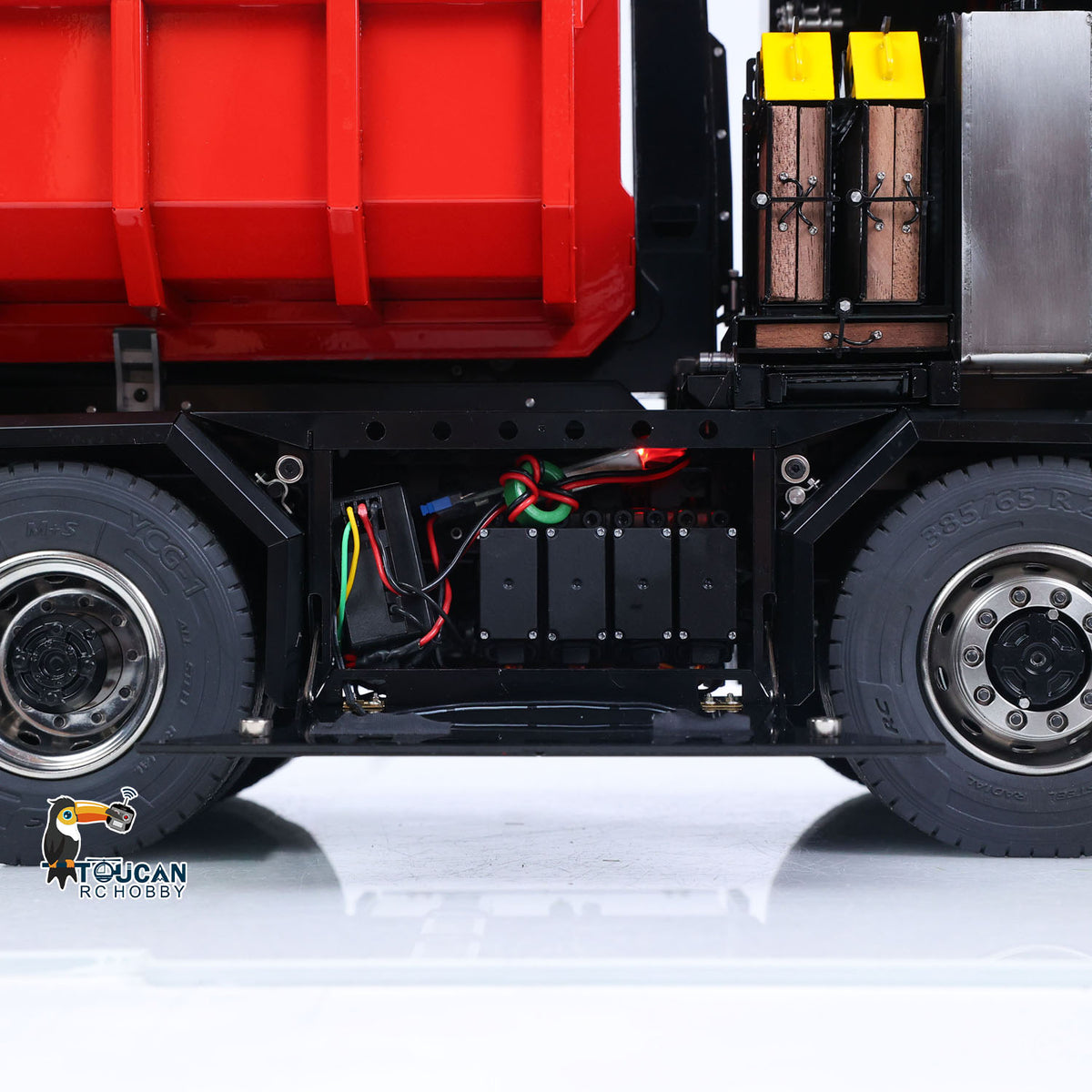 LXY 1/14 Hydraulic RC Crane Dump Truck 770S - 10x10 All-Metal Axles RTR 10CH Valve Fly Jib Arm