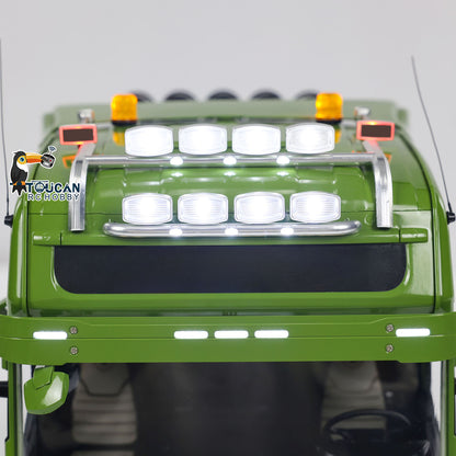 TOUCAN RC HOBBY LESU 1/14 8X8 RC Tractor Truck Metal Chassis Remote Control Trucks Light Sound