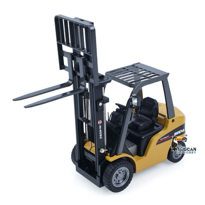 TOUCAN RC HOBBY US Stock HUINA 1/50 Electric Remote Control Forklift 9925 Mini Warehouse RC Model Desktop Level Light Sound