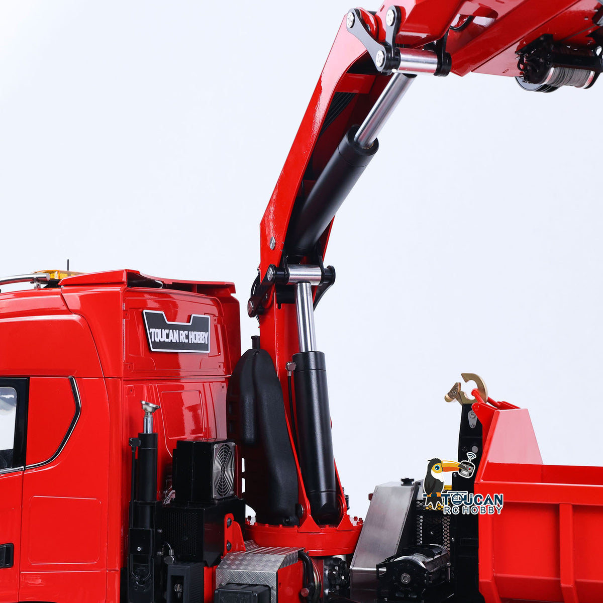 LXY 1/14 Hydraulic RC Crane Dump Truck 770S - 10x10 All-Metal Axles RTR 10CH Valve Fly Jib Arm