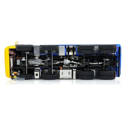 Toucanhobby G88 1/14 Metal 8x8 RC Hydraulic Roll On Off Dump Truck PNP U-Shaped High Bucket 3 Speed Transmission Differential Lock Light Sound ST8 Controller for Construction Collectors