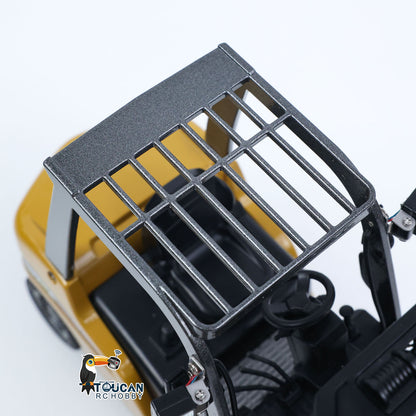 HUINA 1/50 Electric Remote Control Forklift 9925 Mini Warehouse RC Model Desktop Level Light Sound Effect Battery