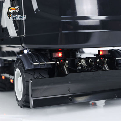 EC380 1/14 RC Hydraulic Excavator Wheeled Construction Vehicle 3-arm Remote Control Diggers Model Grab Tiltable Clamshell Bucket