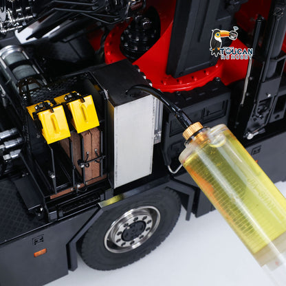 LXY 1/14 Hydraulic RC Crane Dump Truck 770S - 10x10 All-Metal Axles RTR 10CH Valve Fly Jib Arm