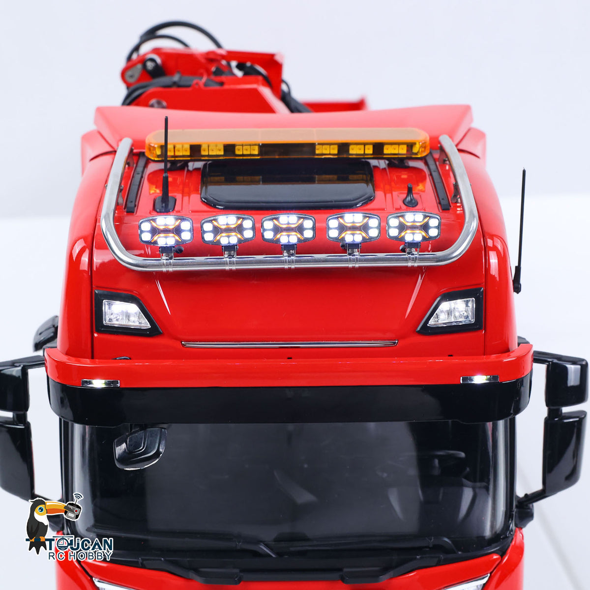 LXY 1/14 Hydraulic RC Crane Dump Truck 770S - 10x10 All-Metal Axles RTR 10CH Valve Fly Jib Arm