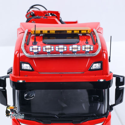 LXY 1/14 Hydraulic RC Crane Dump Truck 770S - 10x10 All-Metal Axles RTR 10CH Valve Fly Jib Arm