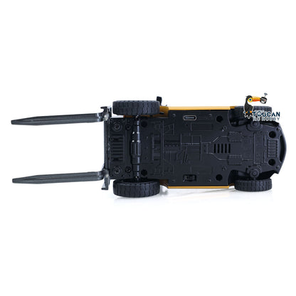 HUINA 1/50 Electric Remote Control Forklift 9925 Mini Warehouse RC Model Desktop Level Light Sound Effect Battery