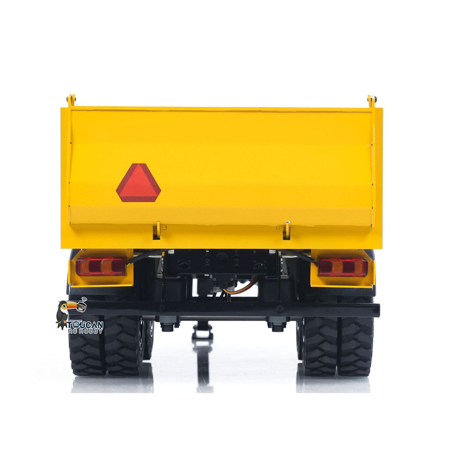 1/14 2 Axels Metal RC Hydraulic Dump Trailer Truck W/ Support Leg for LR914 PRO Remote Control Wheeled Excavator Digger Model