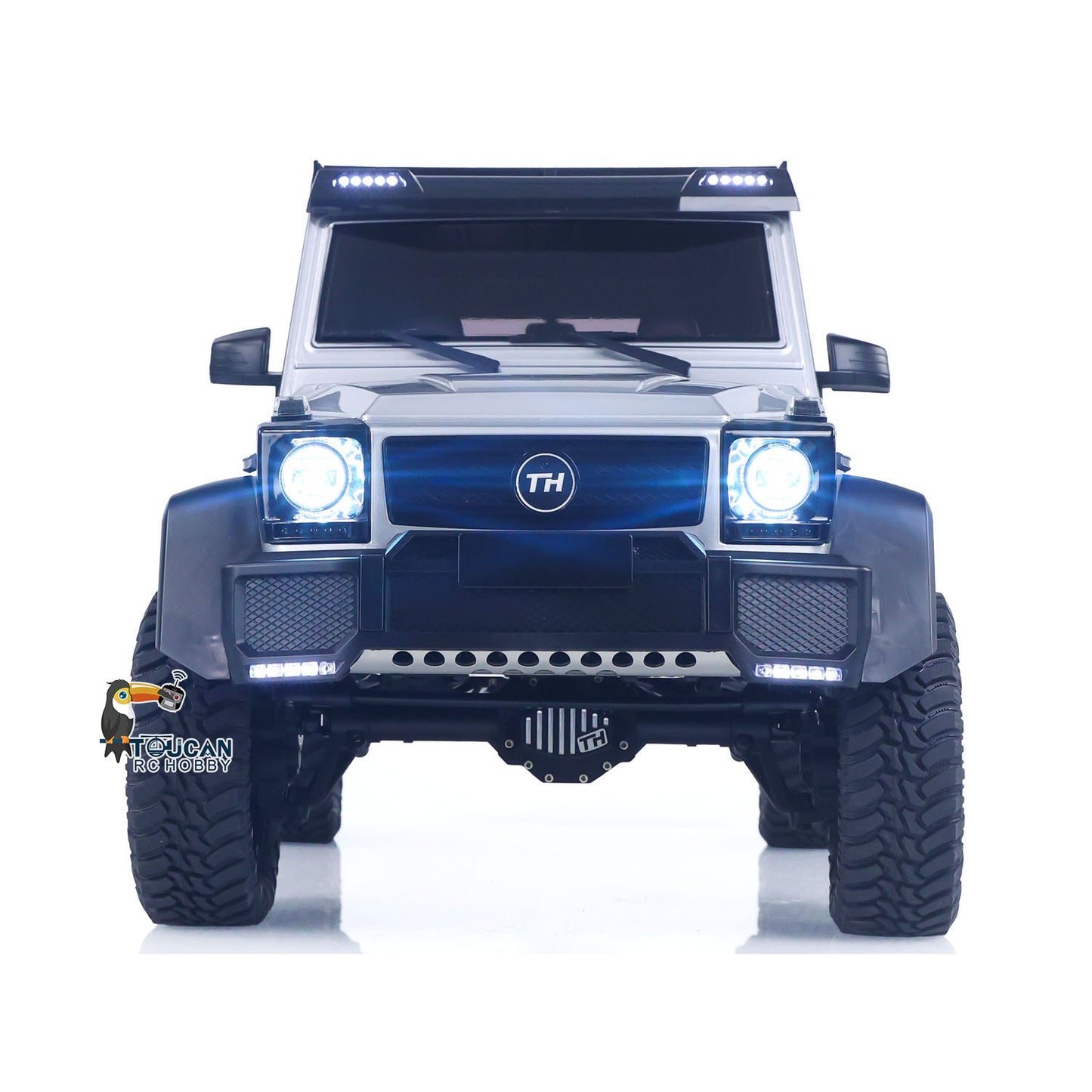 US Stock TRACTION HOBBY 1/8 RC Off Road Vehicle KM5 AWD RWD FWD Remote Control Crawler Lights 80A Brushed ESC Metal Gears Drive Shafts