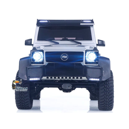 US Stock TRACTION HOBBY 1/8 RC Off Road Vehicle KM5 AWD RWD FWD Remote Control Crawler Lights 80A Brushed ESC Metal Gears Drive Shafts