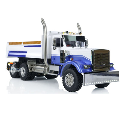 1/14 Scale RC Dump Truck 56344 Tipper 6x6 Assembled and Painted 2-Speed Light Sound System Differential for TAMIYA