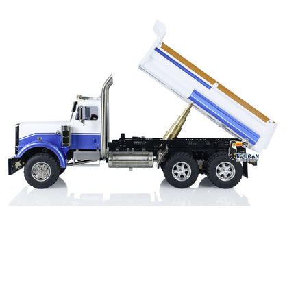 1/14 Scale RC Dump Truck 56344 Tipper 6x6 Assembled and Painted 2-Speed Light Sound System Differential for TAMIYA