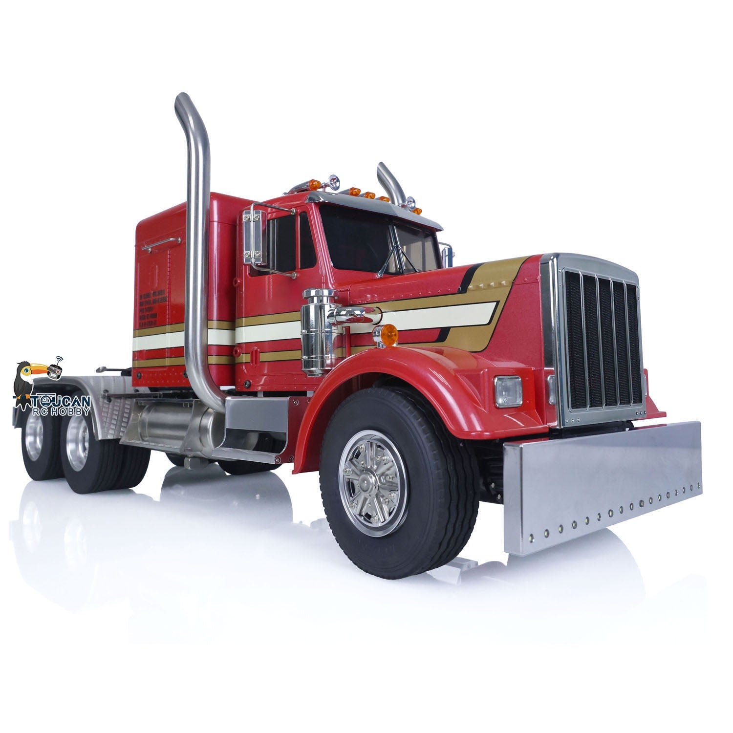 1/14 56301 6x6 RC Tractor Truck RTR Metal Chassis Car Model Light