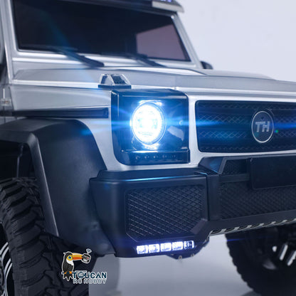 US Stock TRACTION HOBBY 1/8 RC Off Road Vehicle KM5 AWD RWD FWD Remote Control Crawler Lights 80A Brushed ESC Metal Gears Drive Shafts