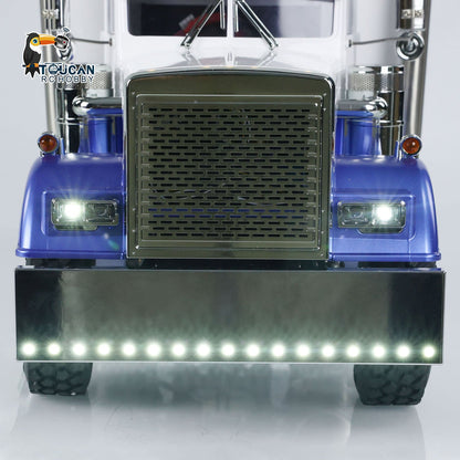 1/14 Scale RC Dump Truck 56344 Tipper 6x6 Assembled and Painted 2-Speed Light Sound System Differential for TAMIYA